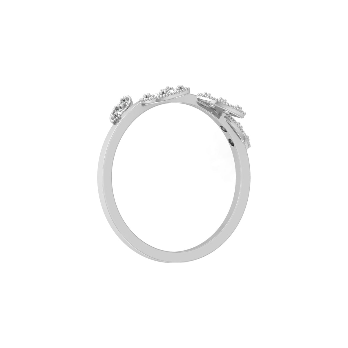 Leaf Inspired Wedding Diamond Ring For Women's Classic & Affordable Jewelry Gift - HIGHCARAT DIAMONDS