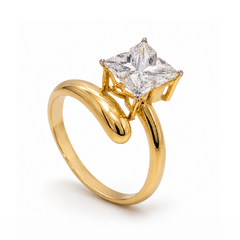 Lily Cut Lab-Grown Diamond Solitaire Ring