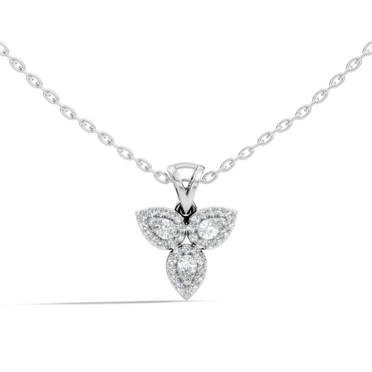 Elegant 0.53 Carat Pear Cut Diamond Pendant Perfect Gift for Women - HIGHCARAT DIAMONDS