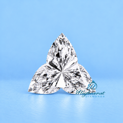 Unique Lotus Shape Lab Grown Diamond