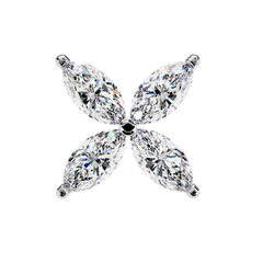 Marquise Cut White Colorless Diamond Antique Minimalist Classic Elegant Prong Set Dainty Stud Earring For Her - HIGHCARAT DIAMONDS