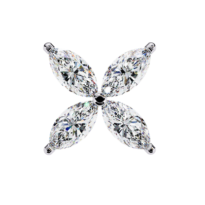 Marquise Cut White Colorless Diamond Antique Minimalist Classic Elegant Prong Set Dainty Stud Earring For Her - HIGHCARAT DIAMONDS