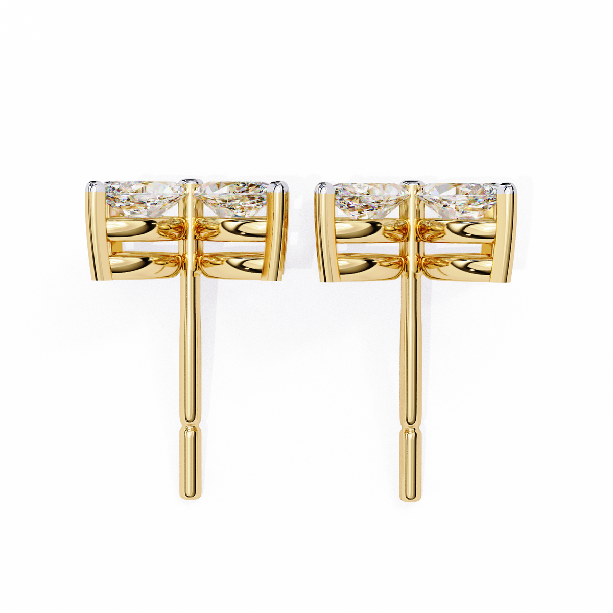 Marquise Cut White Colorless Diamond Antique Minimalist Classic Elegant Prong Set Dainty Stud Earring For Her - HIGHCARAT DIAMONDS