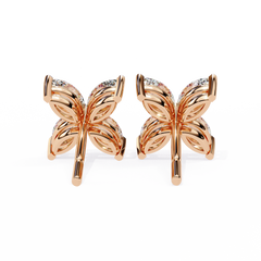 Marquise Cut White Colorless Diamond Antique Minimalist Classic Elegant Prong Set Dainty Stud Earring For Her - HIGHCARAT DIAMONDS