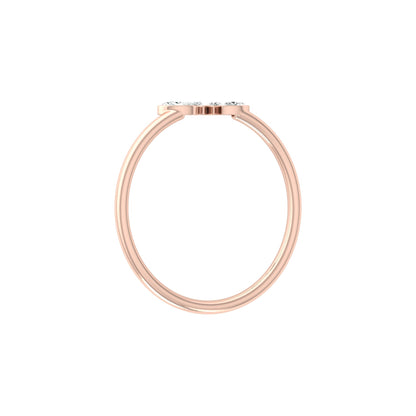 Marquise Cut Diamond Curved Crown Bezel Set Ring - HIGHCARAT DIAMONDS