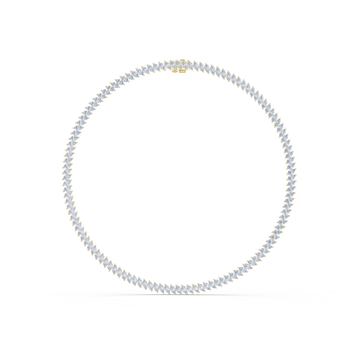 Marquise Cut Lab Grown and Natural Very Stunning And Classic Look Women Diamond Necklace For Her - HIGHCARAT DIAMONDS