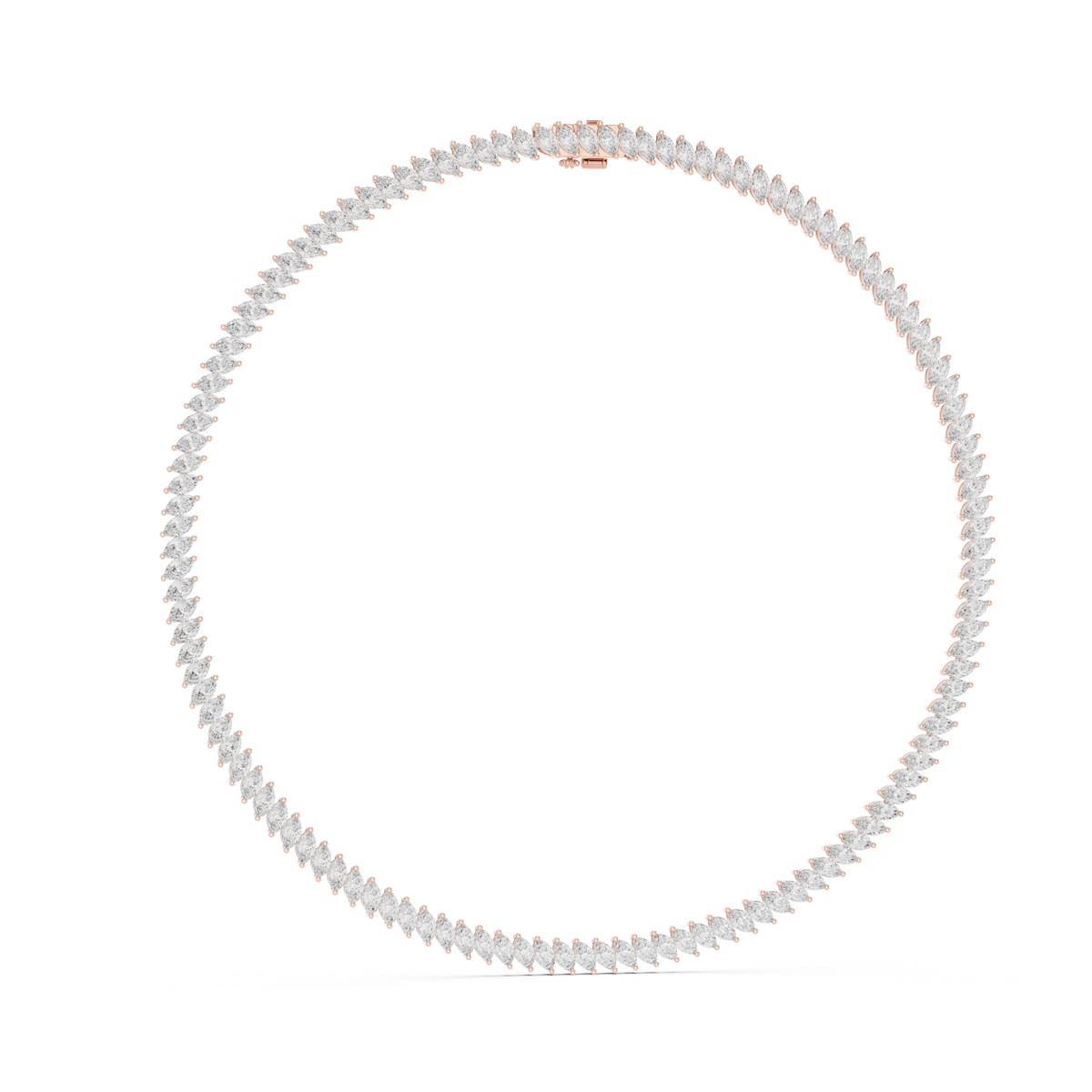 Marquise Cut Lab Grown and Natural Very Stunning And Classic Look Women Diamond Necklace For Her - HIGHCARAT DIAMONDS