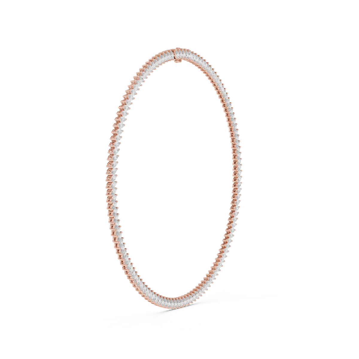 Marquise Cut Lab Grown and Natural Very Stunning And Classic Look Women Diamond Necklace For Her - HIGHCARAT DIAMONDS