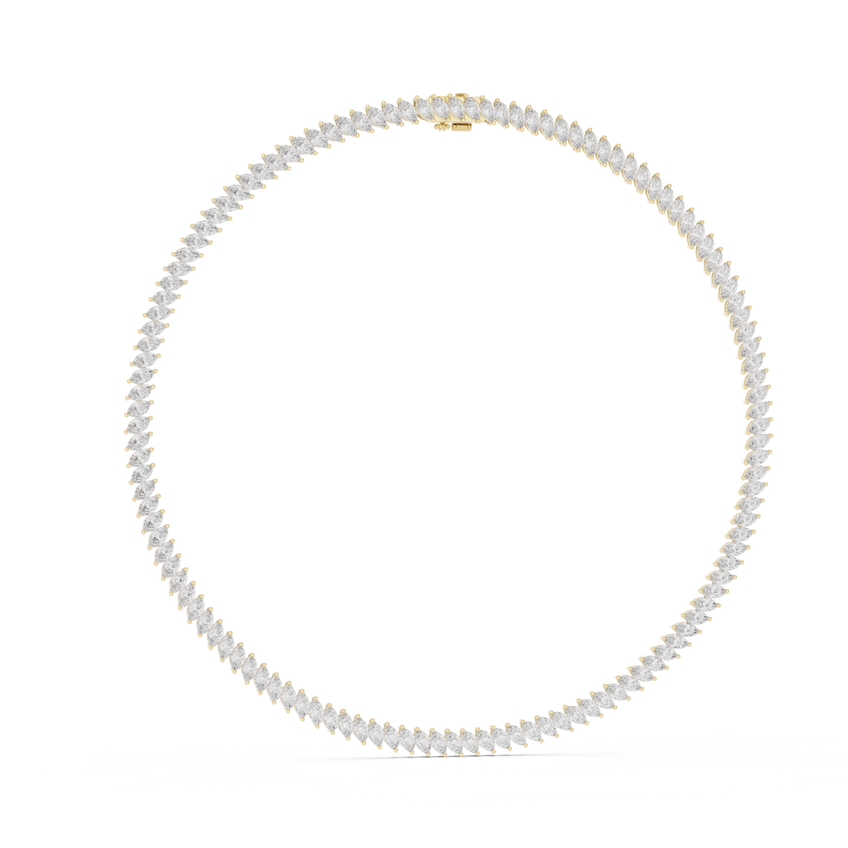Marquise Cut Lab Grown and Natural Very Stunning And Classic Look Women Diamond Necklace For Her - HIGHCARAT DIAMONDS