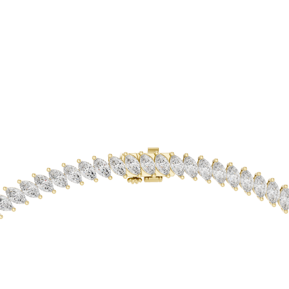 Marquise Cut Lab Grown and Natural Very Stunning And Classic Look Women Diamond Necklace For Her - HIGHCARAT DIAMONDS