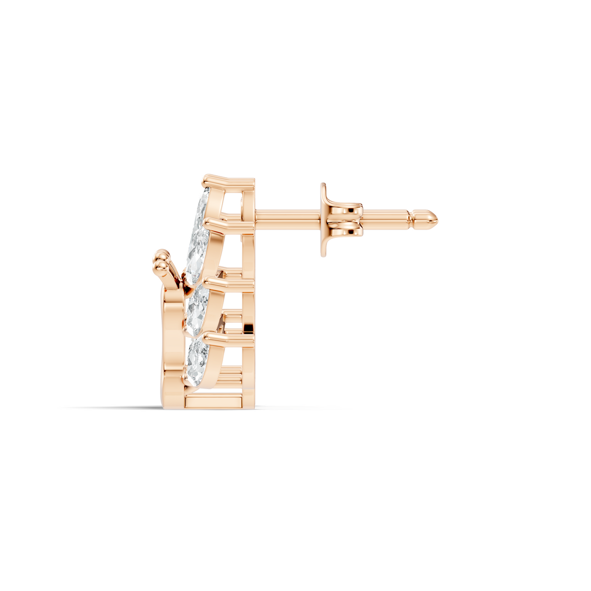 Marquise Cut 1.96 Ct Natural & Lab Grown Diamond Unique Diamond Earrings For Women - HIGHCARAT DIAMONDS