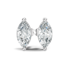 Marquise Shape 1.50 Ct Lab Grown Diamond Sparkling Daily Wear Diamond Earrings For Her - HIGHCARAT DIAMONDS