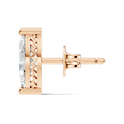 Marquise Shape 1.50 Ct Lab Grown Diamond Sparkling Daily Wear Diamond Earrings For Her - HIGHCARAT DIAMONDS