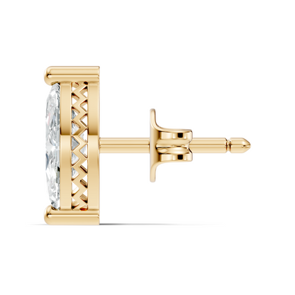 Marquise Shape 1.50 Ct Lab Grown Diamond Sparkling Daily Wear Diamond Earrings For Her - HIGHCARAT DIAMONDS