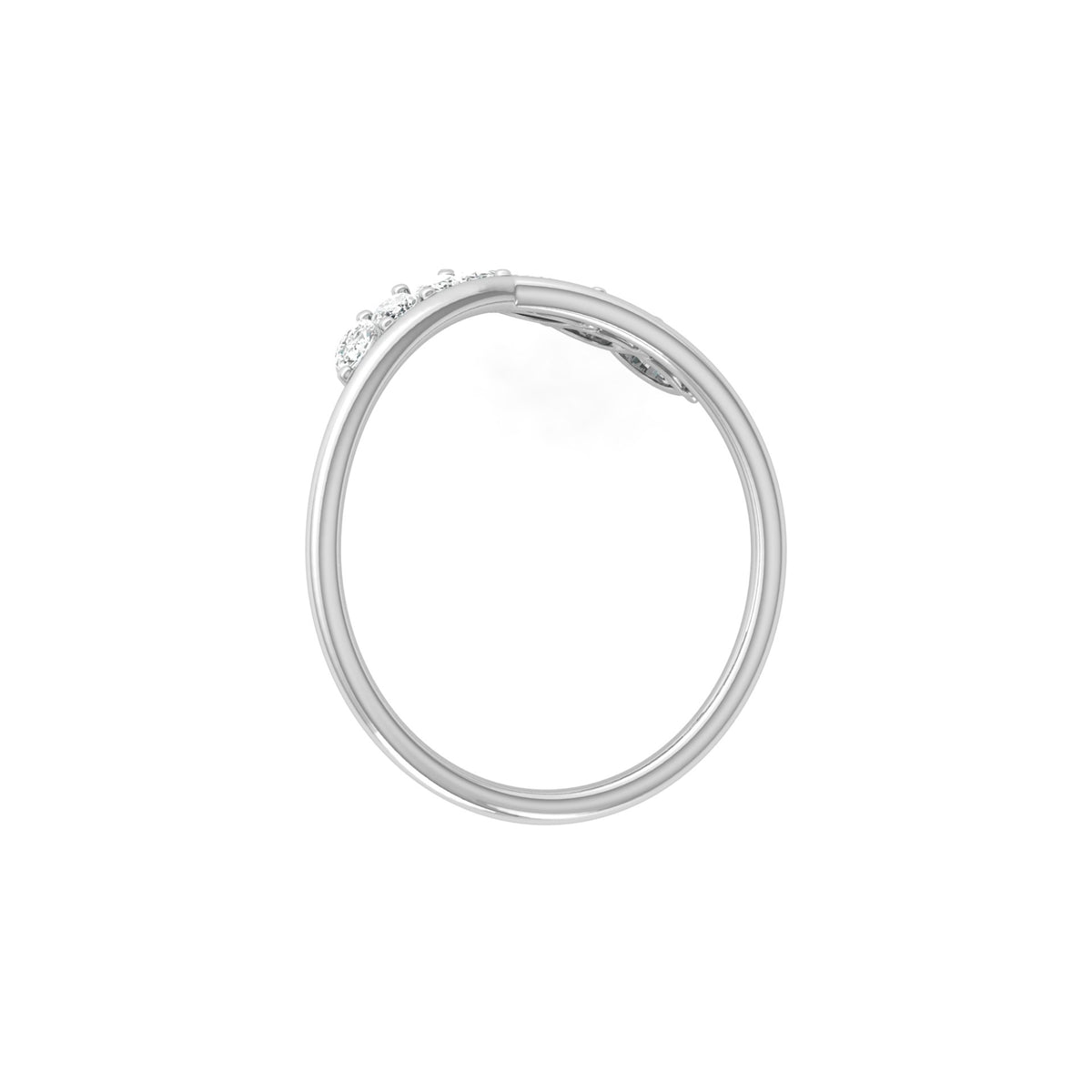Marquise Cut Ring Band In Labgrown Or Natural Diamond In 14K Solid Gold Classic Elegance On A Budget - HIGHCARAT DIAMONDS