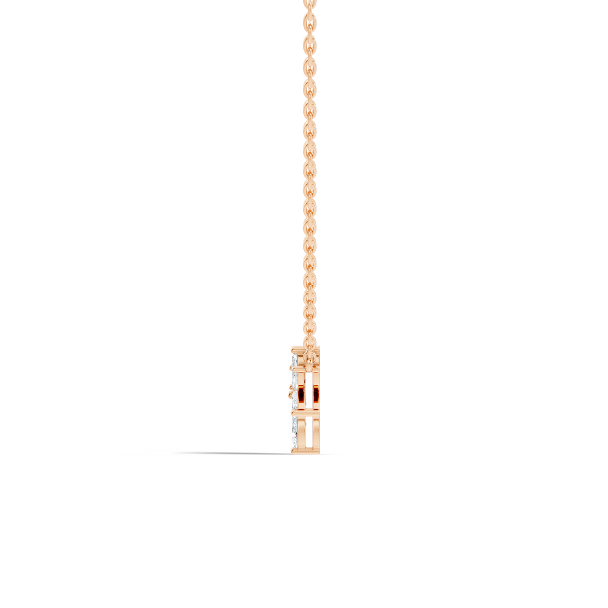 7 Stone Marquise Shape Natural-lab Grown Diamond Pendant For Women Birthday gift - HIGHCARAT DIAMONDS