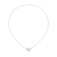 7 Stone Marquise Shape Natural-lab Grown Diamond Pendant For Women Birthday gift - HIGHCARAT DIAMONDS