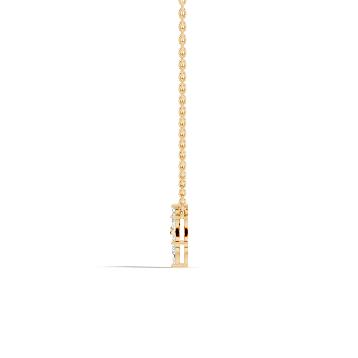 7 Stone Marquise Shape Natural-lab Grown Diamond Pendant For Women Birthday gift - HIGHCARAT DIAMONDS