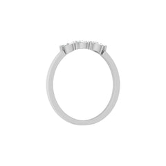 Marquise Diamond Band Ring For Her In 14 KT Gold Elegant Style For Everyday Use - HIGHCARAT DIAMONDS