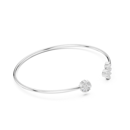 Marquise & Princess Cut Lab Grown Diamond Handcrafted Dainty Bracelet - HIGHCARAT DIAMONDS