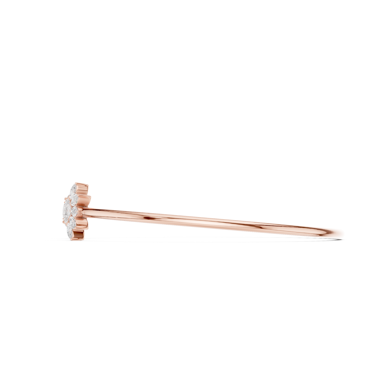 Marquise & Princess Cut Lab Grown Diamond Handcrafted Dainty Bracelet - HIGHCARAT DIAMONDS