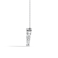 Pear Cut Sparkling Floral Halo Pendant Sustainable Diamond Necklace For Women - HIGHCARAT DIAMONDS