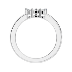 Marquise and Pear Cut Lab Grown Diamond Unique Butterfly Shape Dainty Prong Set Daily Wear Ring For Her - HIGHCARAT DIAMONDS