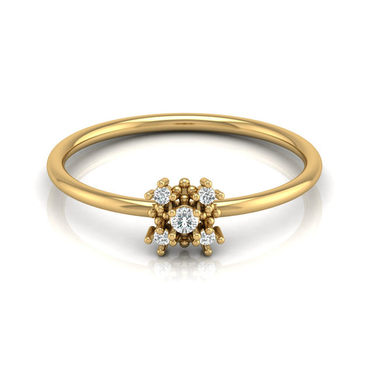 Minimalist 0.06 CT Round Cut Band Ring For Women's Charming Jewelry For  Dailywear - HIGHCARAT DIAMONDS