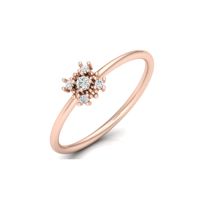 Minimalist 0.06 CT Round Cut Band Ring For Women's Charming Jewelry For  Dailywear - HIGHCARAT DIAMONDS