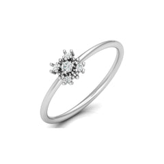 Minimalist 0.06 CT Round Cut Band Ring For Women's Charming Jewelry For  Dailywear - HIGHCARAT DIAMONDS
