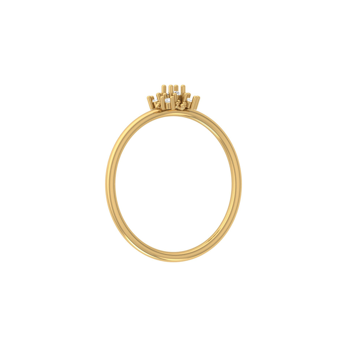 Minimalist 0.06 CT Round Cut Band Ring For Women's Charming Jewelry For  Dailywear - HIGHCARAT DIAMONDS