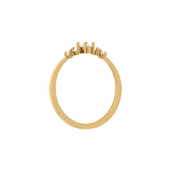 Minimalist 0.17 CT Round And Oval Labgrown Diamond Stackable  Band Ring For Women's - HIGHCARAT DIAMONDS