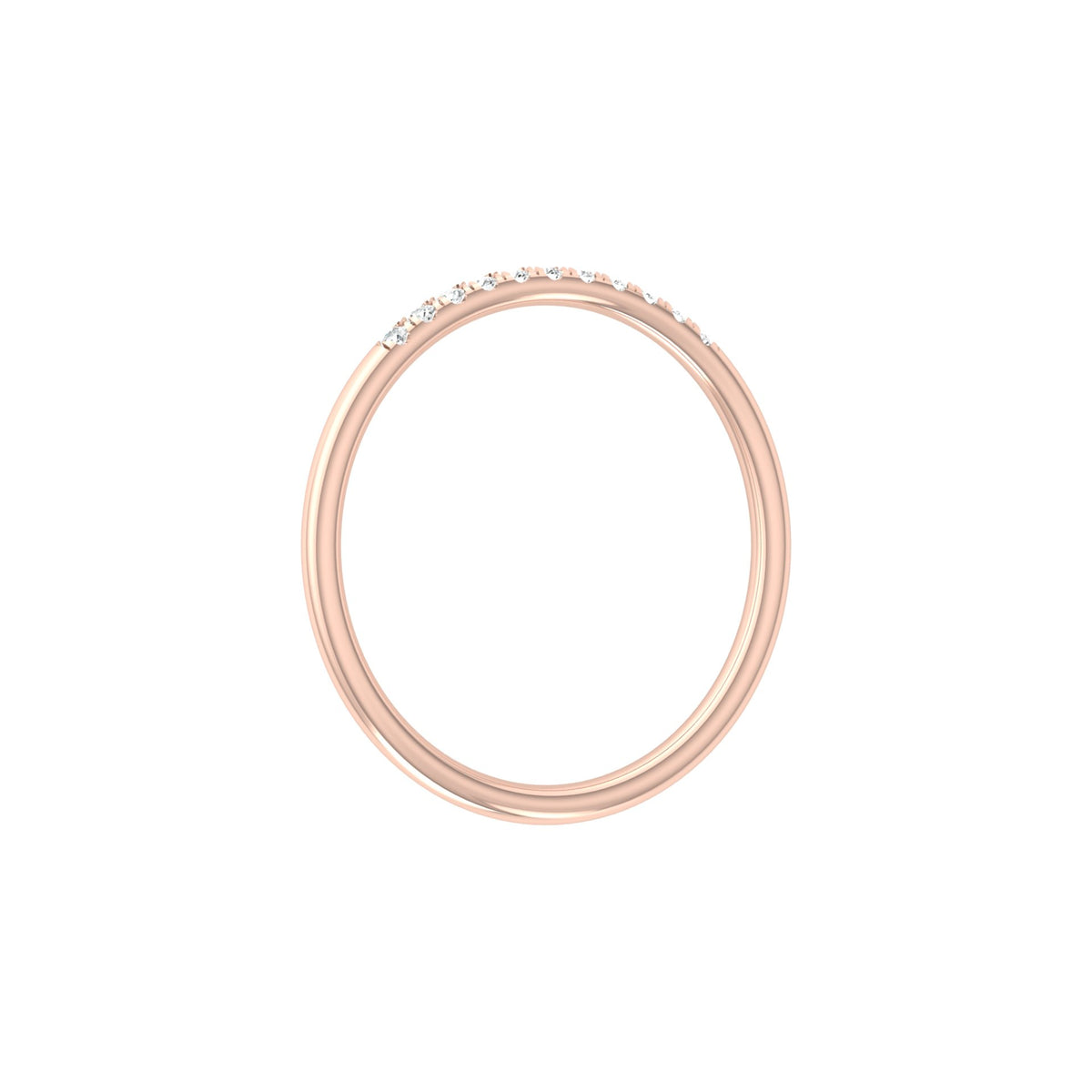 Minimalist Eternity Band Ring For Women's Light And Comfortable In 14K Solid Gold - HIGHCARAT DIAMONDS