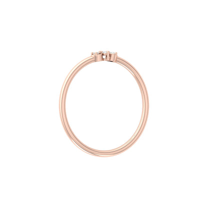 Minimalist Round Cut Lab Grown Diamond Bezel Set Ring - HIGHCARAT DIAMONDS