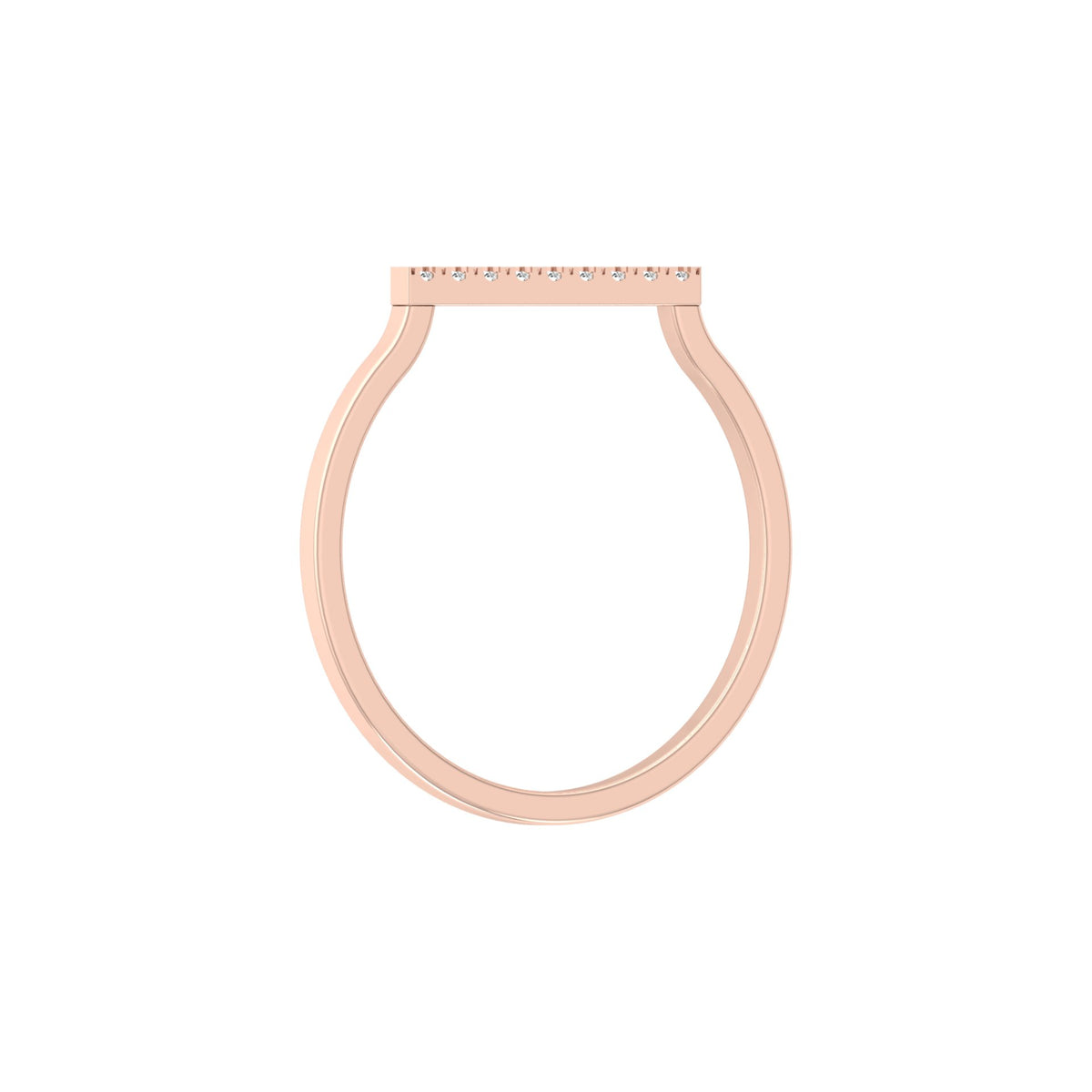 Minimalist Round Diamond Wedding Band Ring Perfect Jewelry For Women In 14 K Solid Gold - HIGHCARAT DIAMONDS