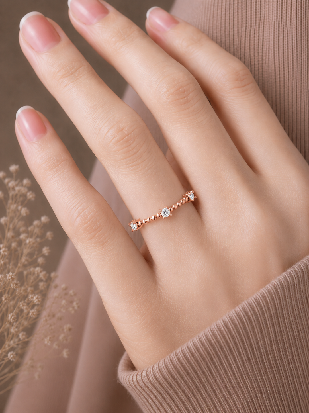Minimalist Three Stone Anniversary Gift Ring For Her Stunning Quality Affordable Price - HIGHCARAT DIAMONDS
