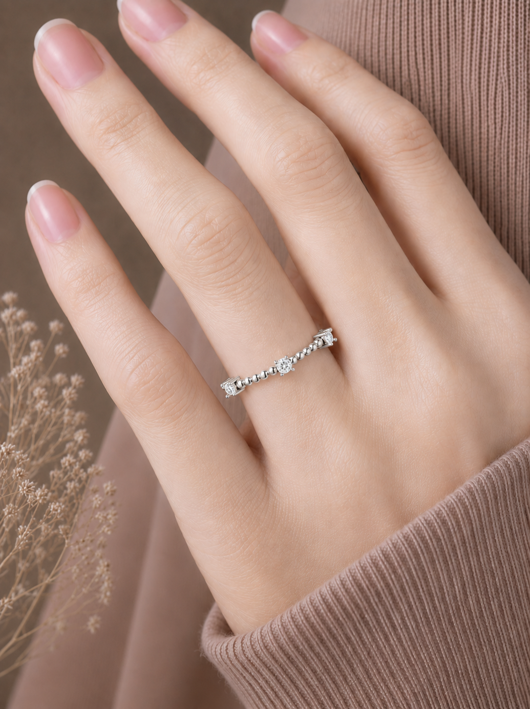 Minimalist Three Stone Anniversary Gift Ring For Her Stunning Quality Affordable Price - HIGHCARAT DIAMONDS