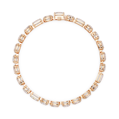 Mixed Shape Lab Grown Diamond Link Tennis Bracelet - HIGHCARAT DIAMONDS