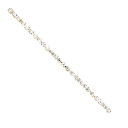 Mixed Shape Lab Grown Diamond Link Tennis Bracelet - HIGHCARAT DIAMONDS