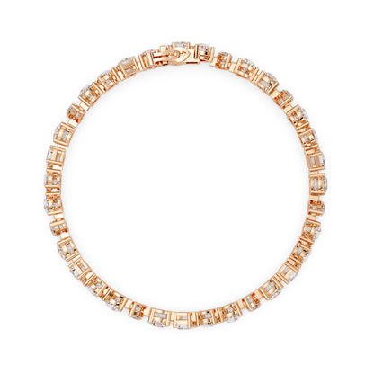Mixed Shape Lab-Grown Diamond Tennis Bracelet - HIGHCARAT DIAMONDS