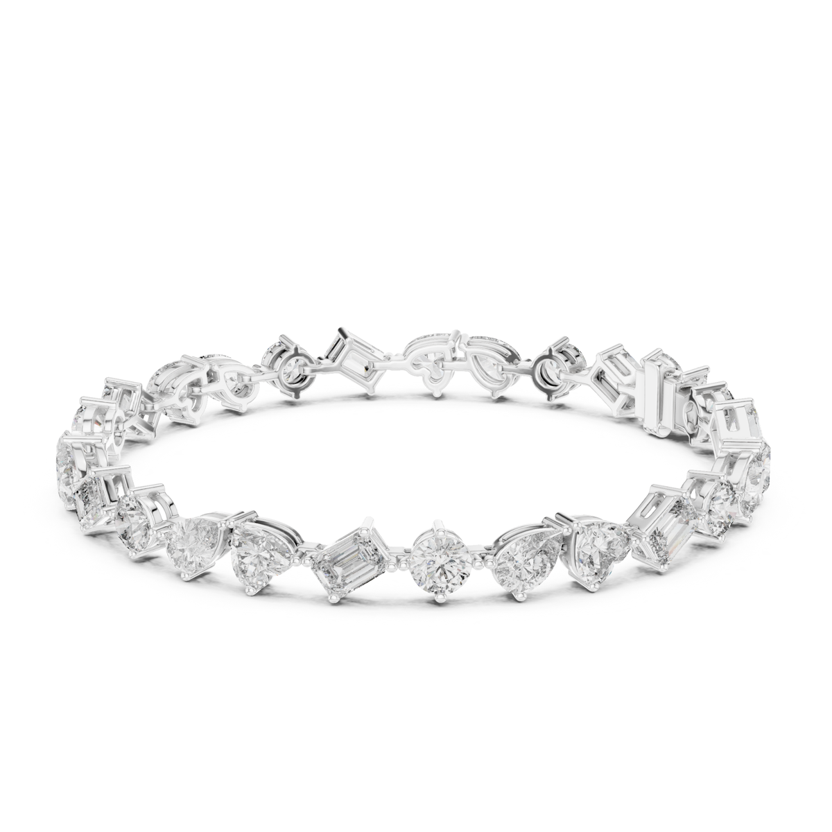 Mixed Shape Lab Grown Diamond Tennis Bracelet - HIGHCARAT DIAMONDS