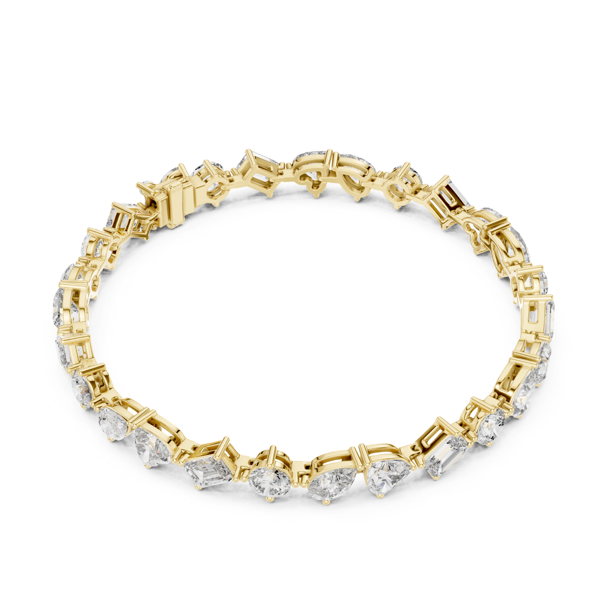Mixed Shape Lab Grown Diamond Tennis Bracelet - HIGHCARAT DIAMONDS