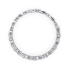 Mixed Shape Lab grown Diamond Wide Bracelet - HIGHCARAT DIAMONDS