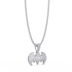 Modern Bat Shape Lab Grown Rose Gold Diamond Pendant - HIGHCARAT DIAMONDS
