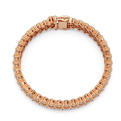 Multi Row Round Lab Grown Diamond Bracelet - HIGHCARAT DIAMONDS