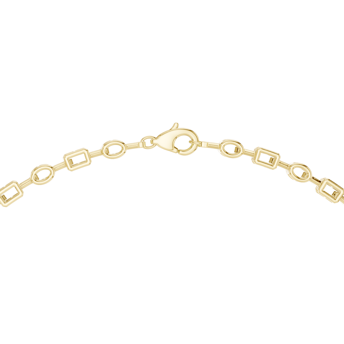 Round, Oval, Emerald At All Shapes Lab grown Diamond 14k Solid Gold Antic Look Diamond Necklace for Her - HIGHCARAT DIAMONDS