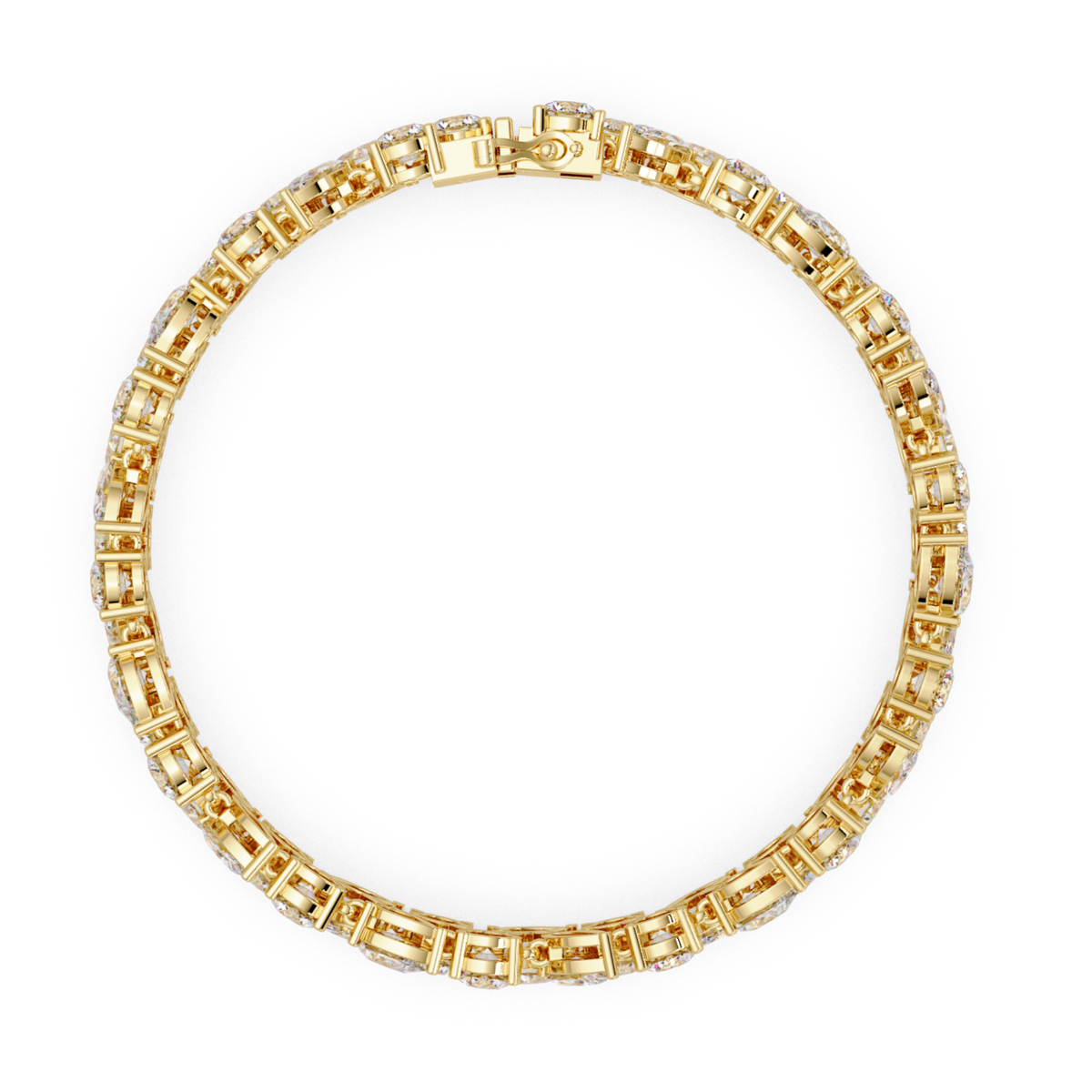 Multi Shape Lab Grown Diamond Floral Bracelet - HIGHCARAT DIAMONDS