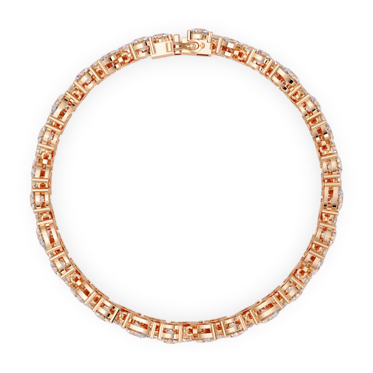 Multi Shape Lab Grown Diamond Floral Bracelet - HIGHCARAT DIAMONDS