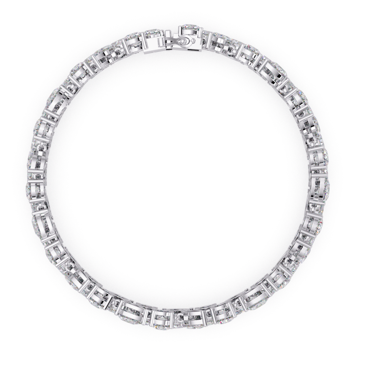 Multi Shape Lab Grown Diamond Floral Bracelet - HIGHCARAT DIAMONDS