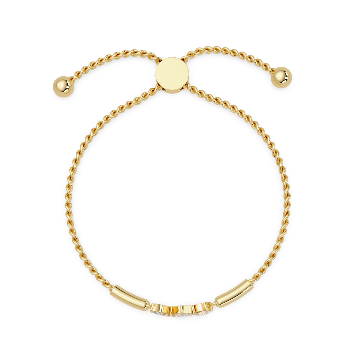 Multi Shape Lab Grown Diamond Rose Gold Bracelet - HIGHCARAT DIAMONDS